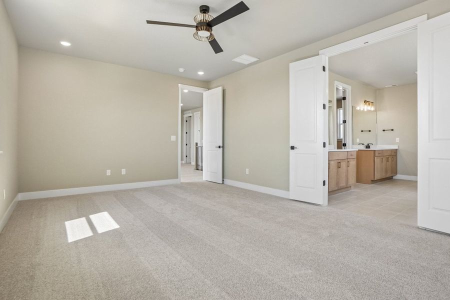 Spacious, unfurnished interior of a new home in Jackson Creek North, Monument (Image 49).