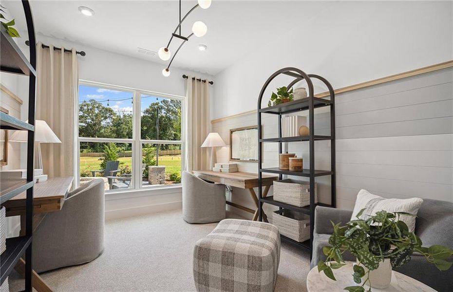 Furnished interior view inside a new home in Rose Creek, Cumming (Image 32). Furnished interior view inside a new home in Rose Creek, Cumming (Image 32).