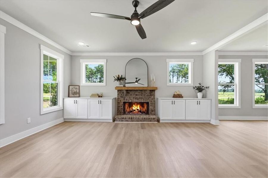 Furnished interior view inside a new home in , Monroe (Image 7).