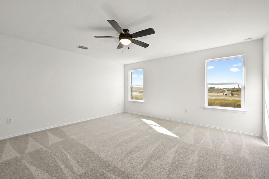 Spacious, unfurnished interior of a new home in Stoney Chase, Del Valle (Image 26). Spacious, unfurnished interior of a new home in Stoney Chase, Del Valle (Image 26).