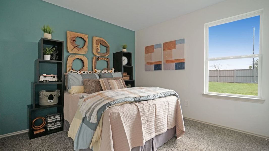 Representative furnished interior of a home built from the GAVEN by D.R. Horton in Westward Pointe, Sealy (Image 14).