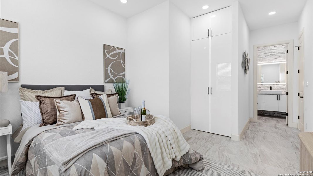 Furnished interior view inside a new home in , San Antonio (Image 19).