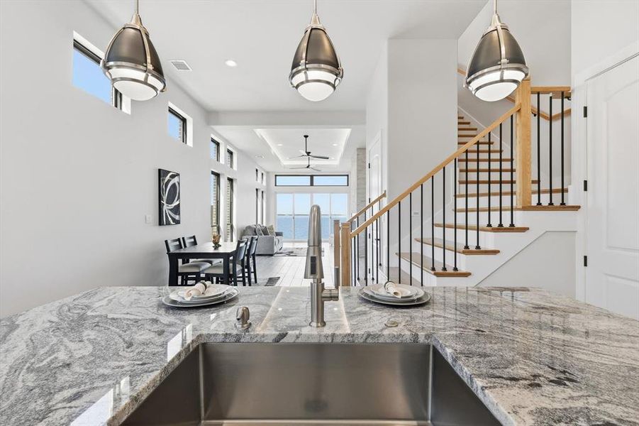 Furnished interior view inside a new home in , Forney (Image 8).