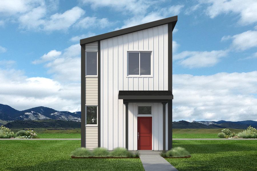 Representative exterior photo of a completed home built from the Telluride by Baessler Homes in Liberty Draw, Evans, CO (Image 6).