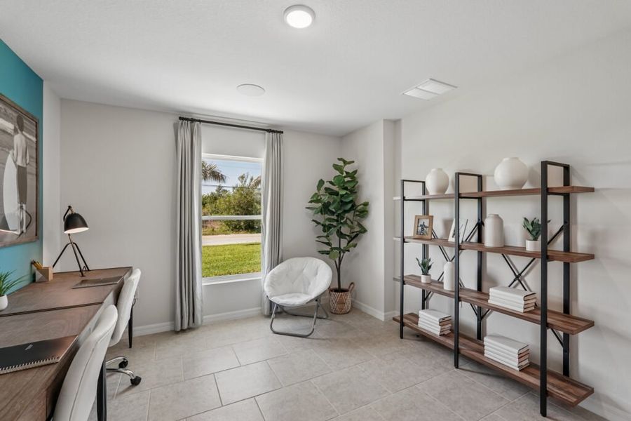 Representative furnished interior of a home built from the Majestic by Holiday Builders in Citrus Springs, Citrus Springs (Image 5).