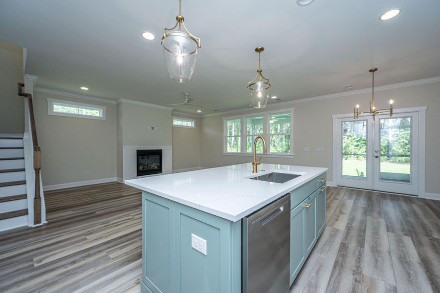 Furnished interior view inside a new home in , Awendaw (Image 11). Furnished interior view inside a new home in , Awendaw (Image 11).