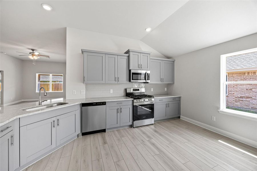 Furnished interior view inside a new home in Grand Oaks Reserve, Cleveland (Image 4).