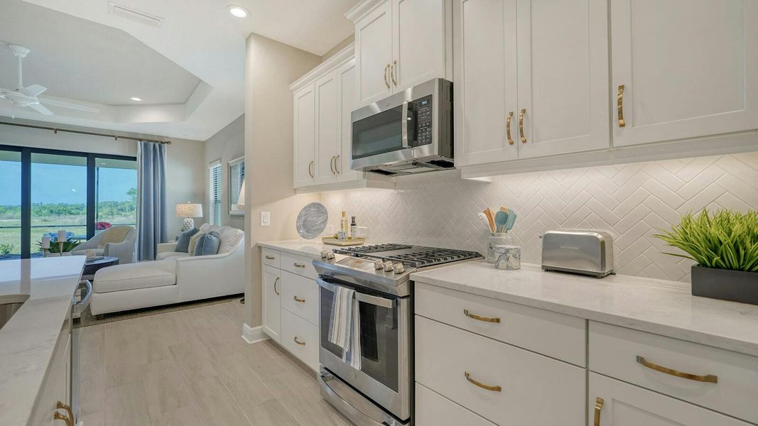 Furnished interior view inside a new home in Vistera of Venice Real Estate and Homes for Sale in Venice, FL - Neal Communities, Nokomis (Image 16). Furnished interior view inside a new home in Vistera of Venice Real Estate and Homes for Sale in Venice, FL - Neal Communities, Nokomis (Image 16).