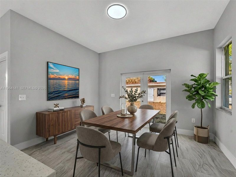 Furnished interior view inside a new home in , Fort Pierce (Image 5).