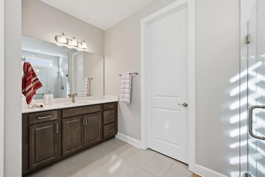 Furnished interior view inside a new home in , Hoschton (Image 15).