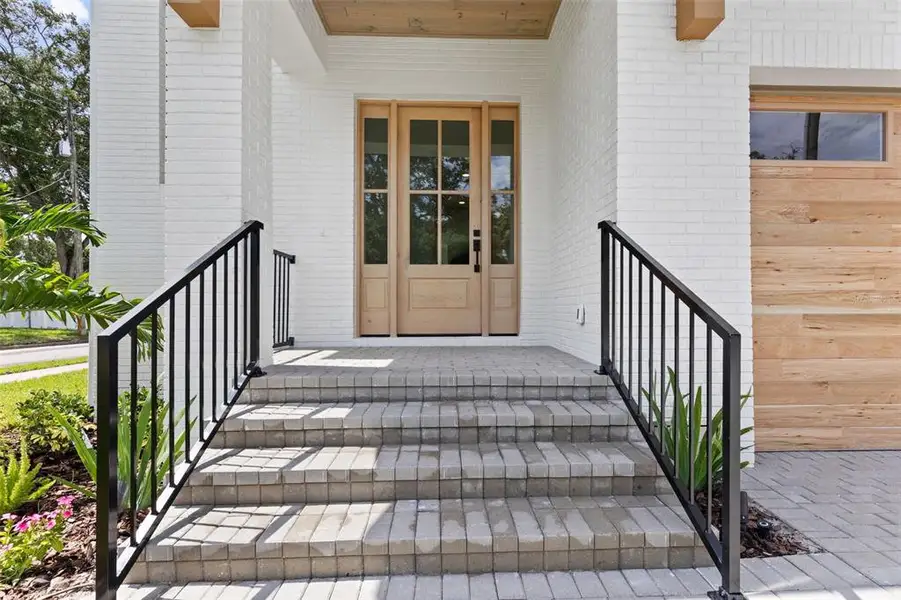 Exterior details and patio area of a home in , Tampa (Image 3). Exterior details and patio area of a home in , Tampa (Image 3).