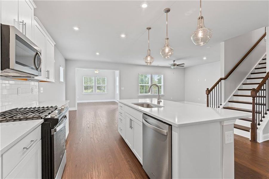 Furnished interior view inside a new home in Berkeley Mill, Cumming (Image 4).