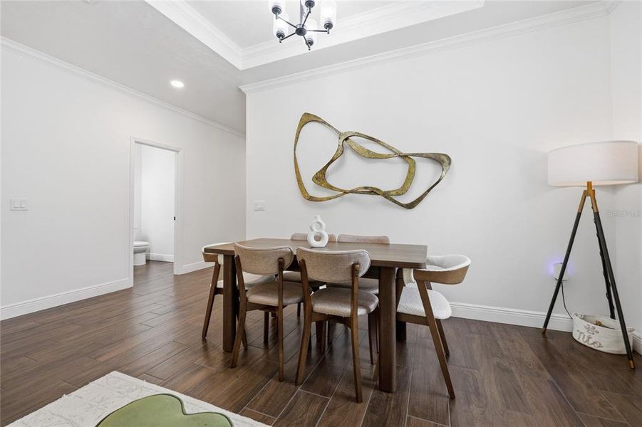 Furnished interior view inside a new home in , Gainesville (Image 11).