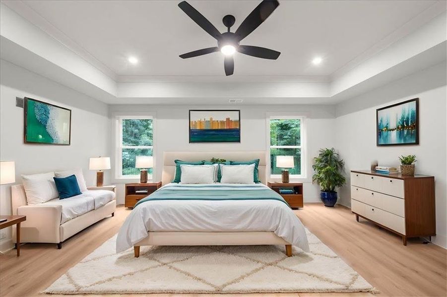 Furnished interior view inside a new home in , Brookhaven (Image 16). Furnished interior view inside a new home in , Brookhaven (Image 16).