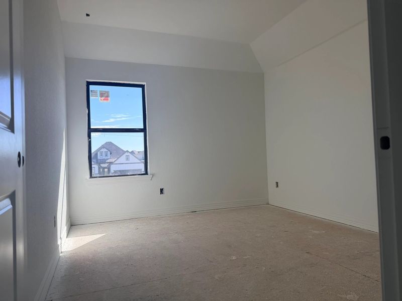 Construction progress - third bedroom