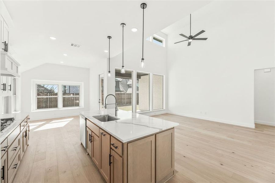 Furnished interior view inside a new home in Willow Wood, McKinney (Image 18).
