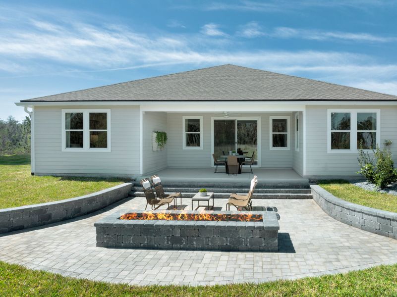 Representative exterior details of a home built from the Saratoga by Mattamy Homes in Lakes at Bella Lago, Green Cove Springs (Image 3).