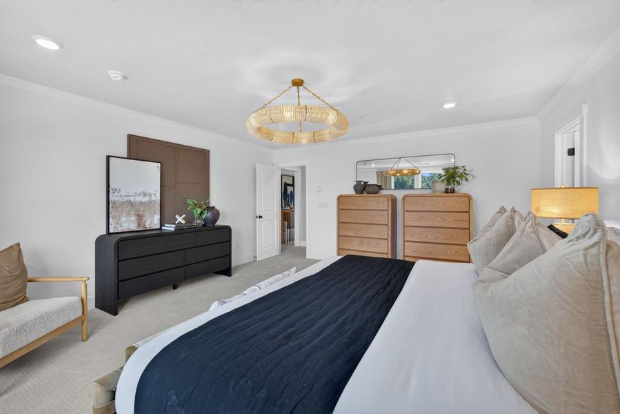 Representative furnished interior of a home built from the Oakhurst by Pulte Homes in Everhour, Newnan (Image 43).