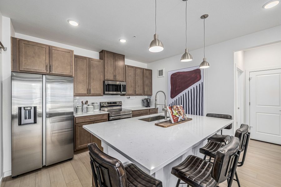 Furnished interior view inside a new home in The Residences at Victory Ridge, Colorado Springs (Image 3).