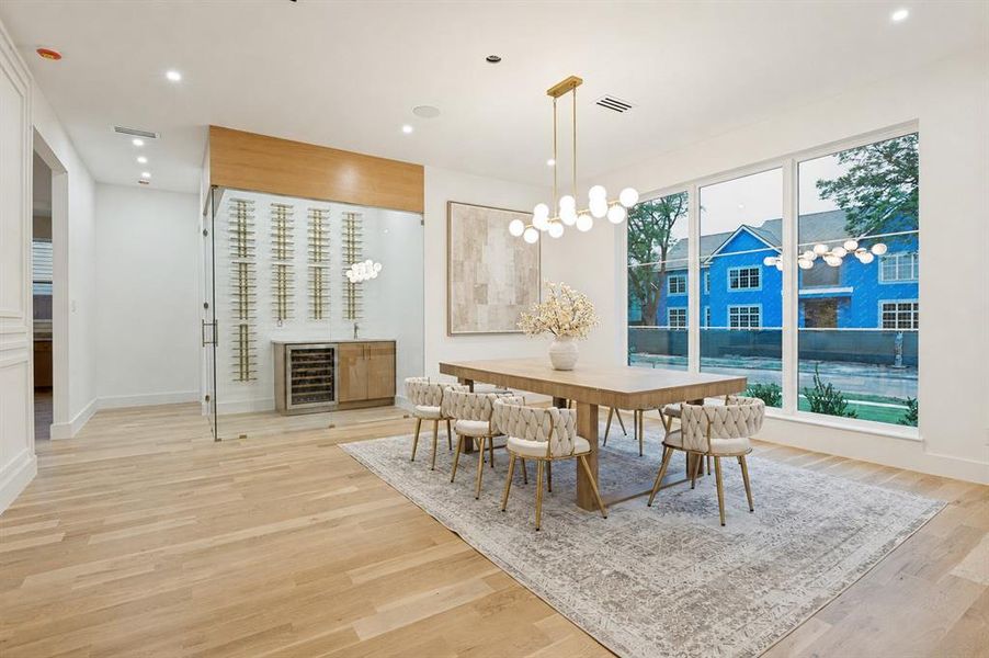 Furnished interior view inside a new home in , Dallas (Image 8).