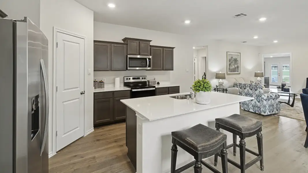 Furnished interior view inside a new home in Wildcat Ranch, Crandall (Image 6).