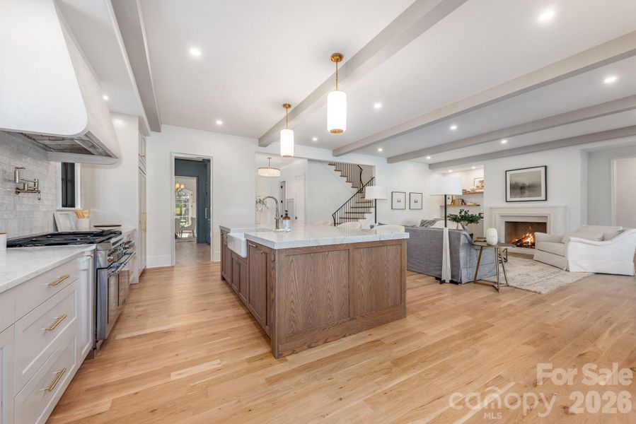 Furnished interior view inside a new home in , Charlotte (Image 28).