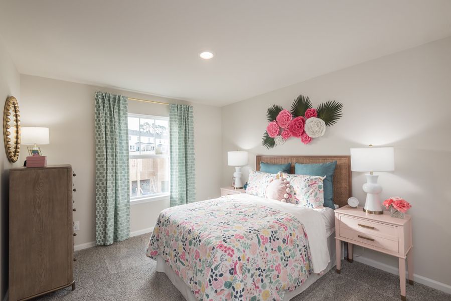 Furnished interior view inside a new home in Vines at Mill Creek - Estate Series, Braselton (Image 13).