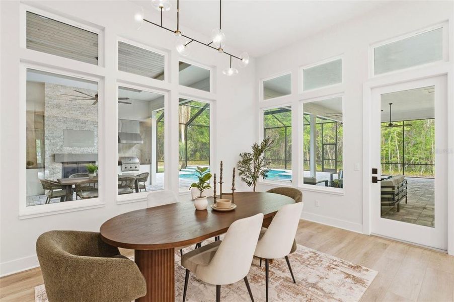 Furnished interior view inside a new home in , Archer (Image 6).