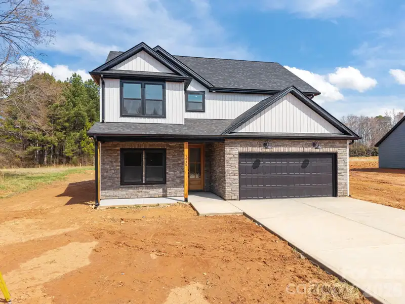 Front exterior of a new home in , Salisbury, NC, highlighting curb appeal (Image 23).