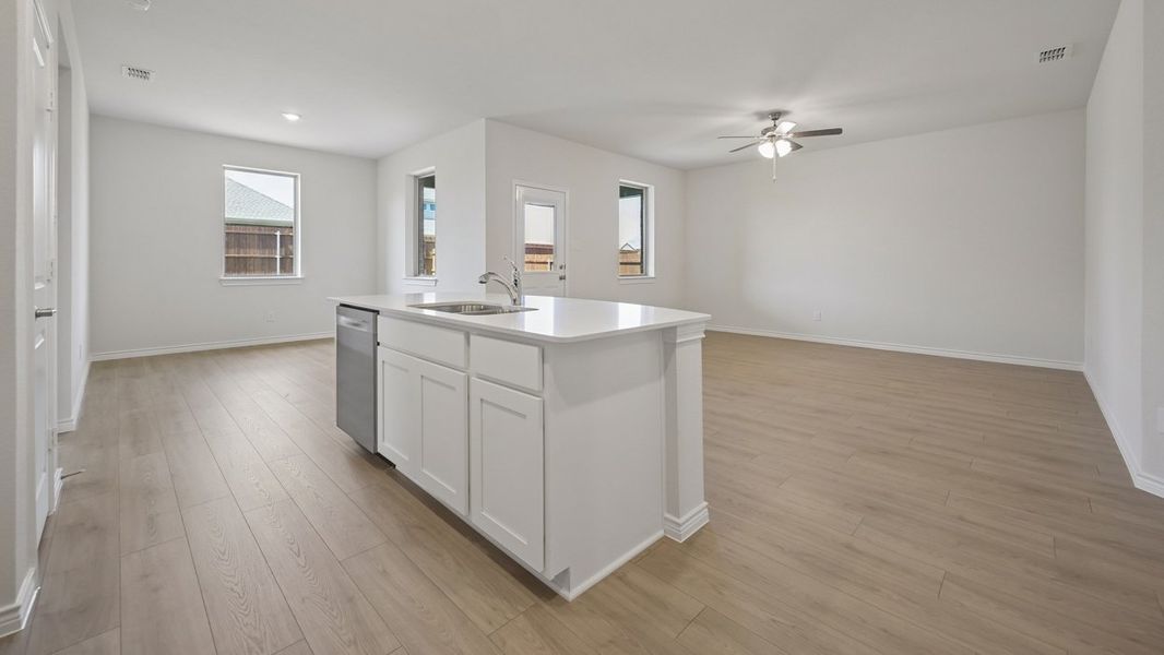 Furnished interior view inside a new home in Silverado, Aubrey (Image 6).