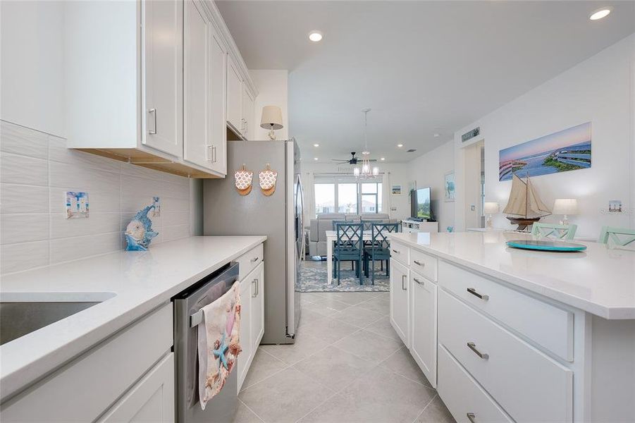 Furnished interior view inside a new home in BeachWalk by Manasota Key, Englewood (Image 45).