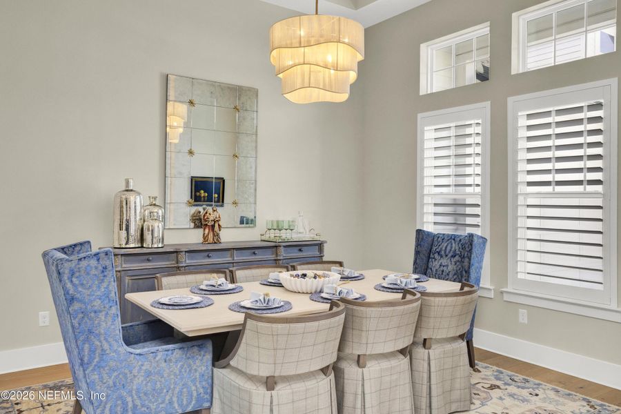 Furnished interior view inside a new home in Nocatee, Ponte Vedra (Image 8). Furnished interior view inside a new home in Nocatee, Ponte Vedra (Image 8).