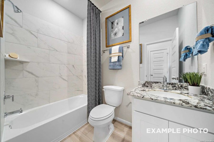 Furnished interior view inside a new home in Hickory Ridge, San Antonio (Image 12).