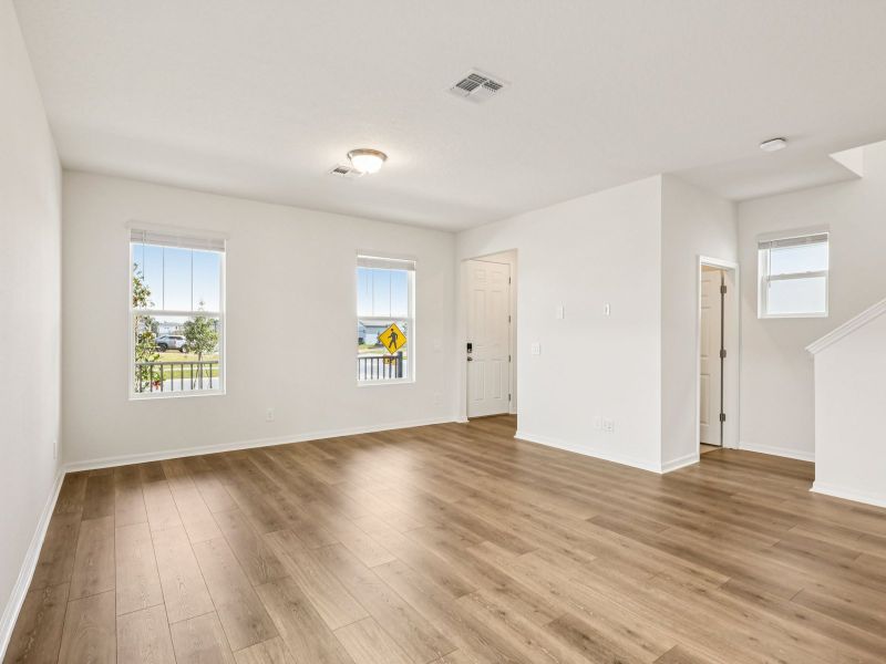 Spacious, unfurnished interior of a new home in The Meadow at Crossprairie Bungalows, St. Cloud (Image 6). Spacious, unfurnished interior of a new home in The Meadow at Crossprairie Bungalows, St. Cloud (Image 6).