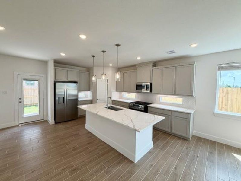Furnished interior view inside a new home in , Katy (Image 4).