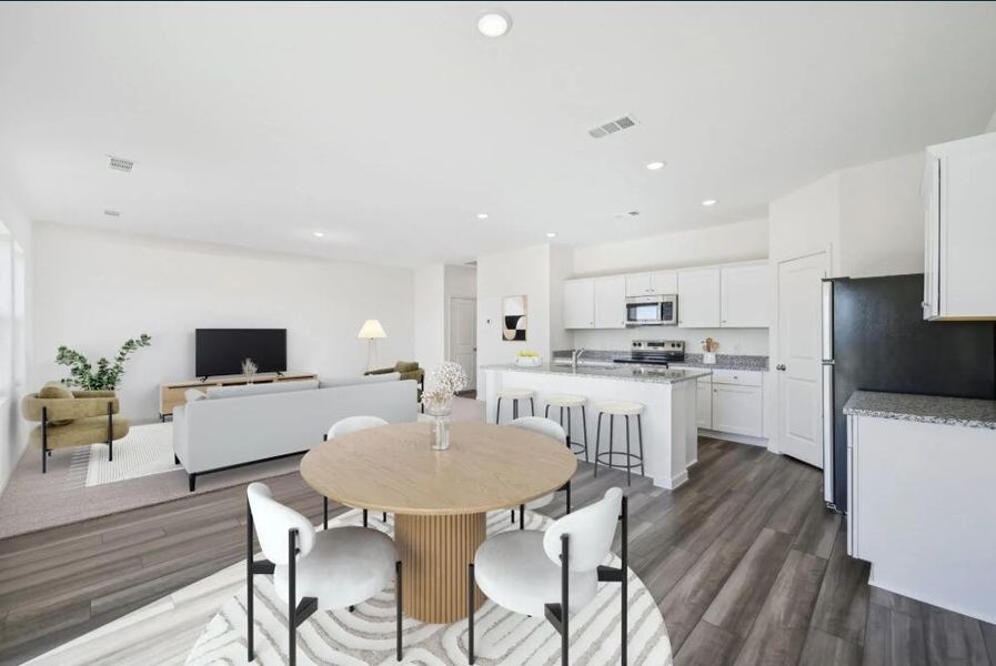 Furnished interior view inside a new home in Watson Hill, Summerville (Image 6).