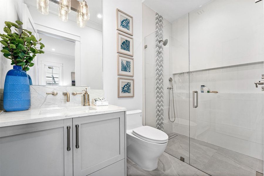 Furnished interior view inside a new home in , Delray Beach (Image 11). Furnished interior view inside a new home in , Delray Beach (Image 11).