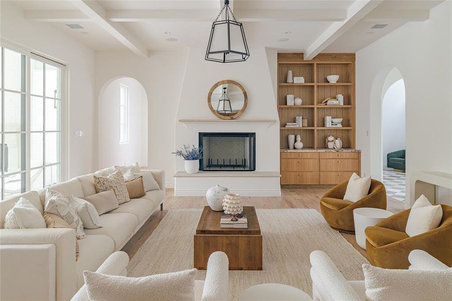 Furnished interior view inside a new home in , Dallas (Image 11).