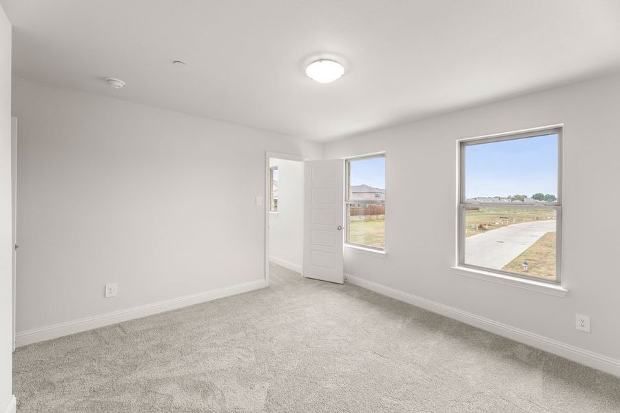 Representative exterior photo of a completed home built from the Opal by Impression Homes in Sereno Oaks at Buckner Terrace, Dallas, TX (Image 18). Representative exterior photo of a completed home built from the Opal by Impression Homes in Sereno Oaks at Buckner Terrace, Dallas, TX (Image 18).