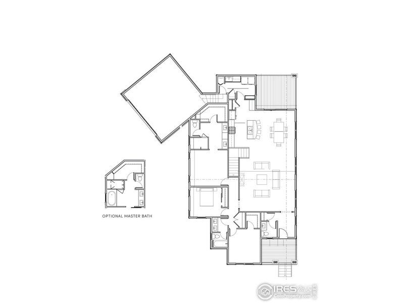 2D floor plan layout of this home in Taft Gardens, Loveland, CO (Image 6).