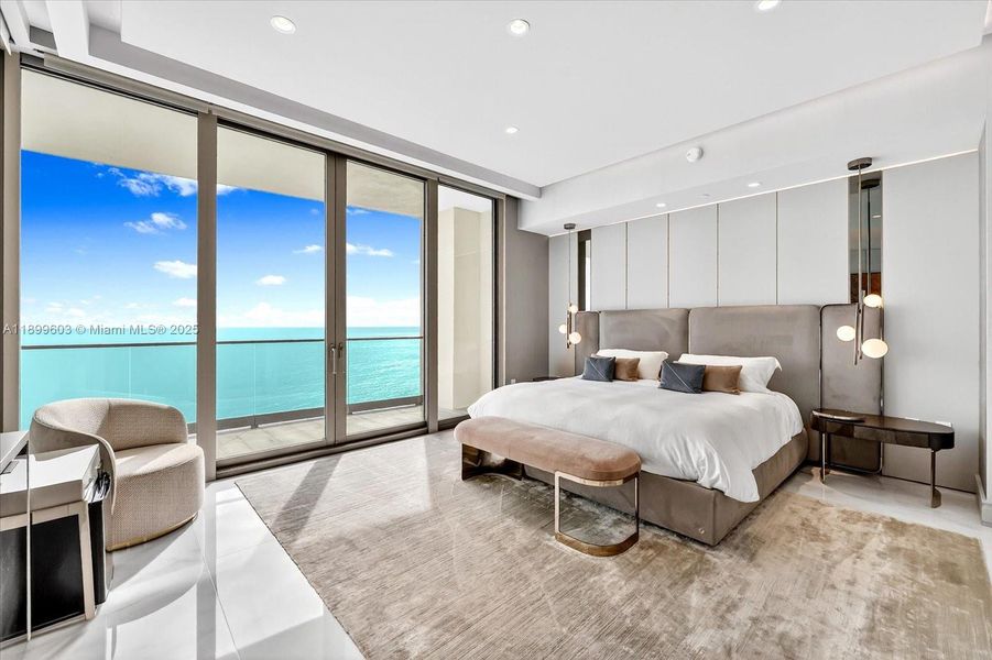Furnished interior view inside a new home in The Estates at Acqualina, Sunny Isles Beach (Image 24).