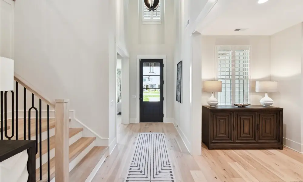 Furnished interior view inside a new home in Stephens Farm, Huntersville (Image 6). Furnished interior view inside a new home in Stephens Farm, Huntersville (Image 6).