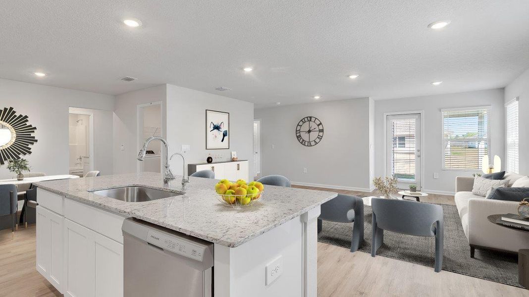 Furnished interior view inside a new home in Wesley Park, Crawfordville (Image 11).