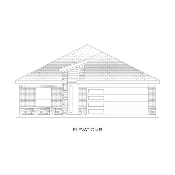 Representative rendering of the exterior for the Kennedy Select F by First Texas Homes (Image 4).