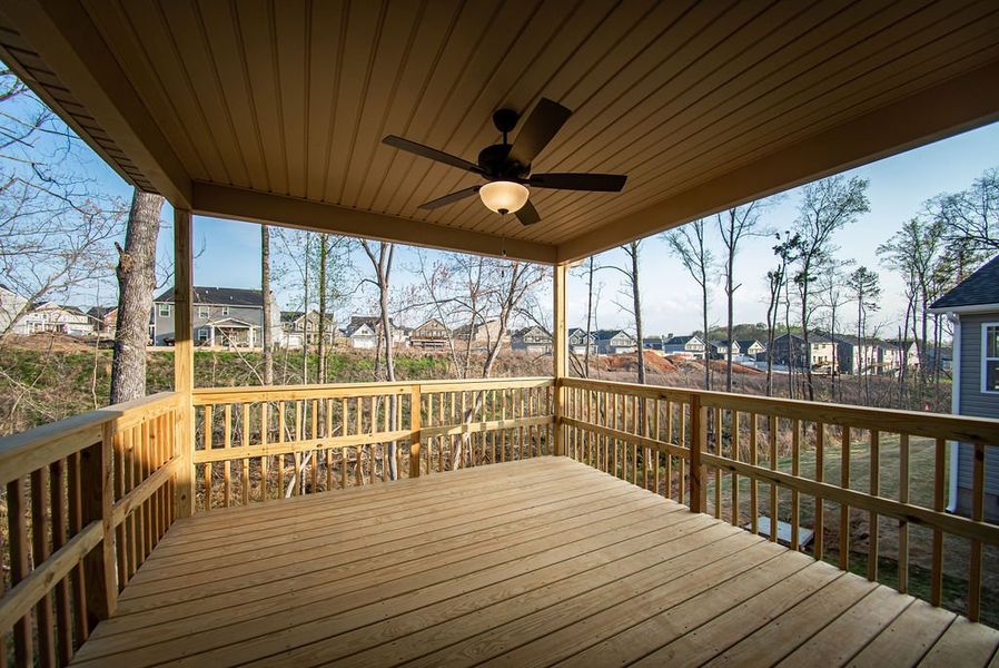 Representative furnished interior of a home built from the Inman by Enchanted Homes in Hampshire Heights, Moore (Image 16).