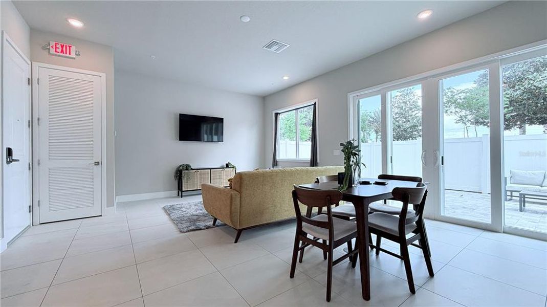 Furnished interior view inside a new home in , Reunion (Image 24).