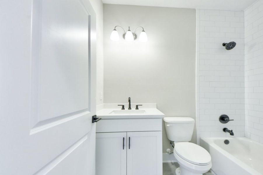 Representative furnished interior of a home built from the Julington by Riverside Homes in Hidden Creek at SilverLeaf 70' Series, St. Augustine (Image 11).