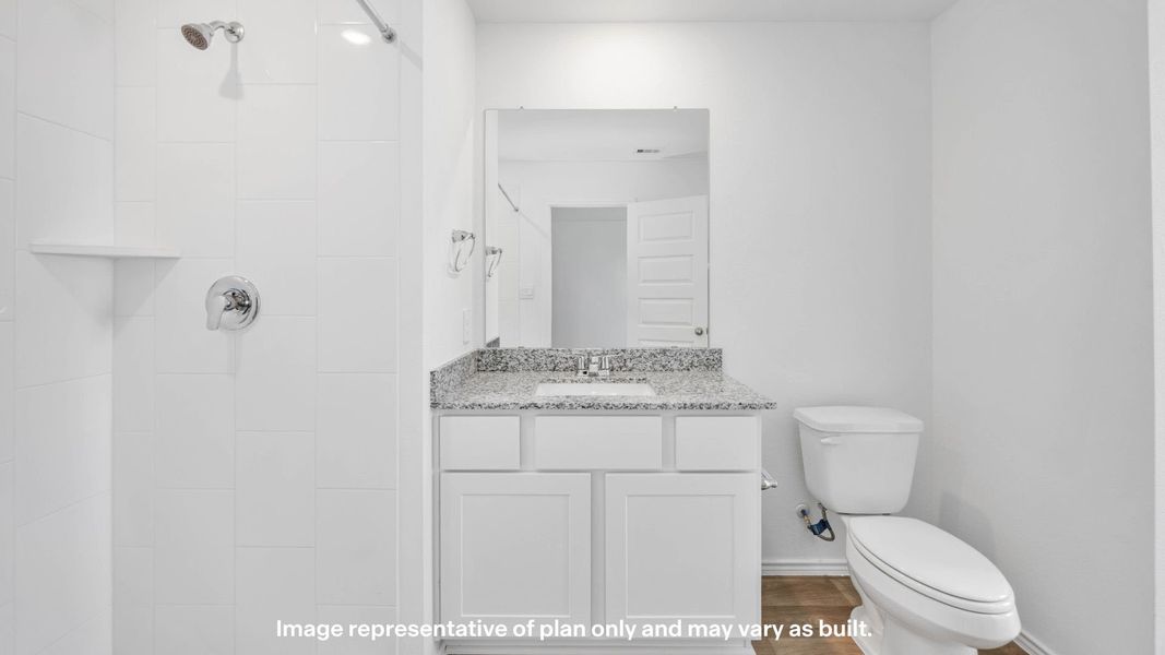 Representative furnished interior of a home built from the Fallow by D.R. Horton in Deer Meadows, Odessa (Image 8).