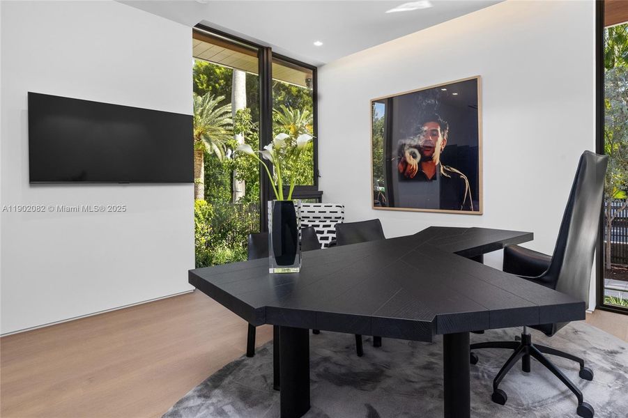 Furnished interior view inside a new home in , Miami Beach (Image 14). Furnished interior view inside a new home in , Miami Beach (Image 14).