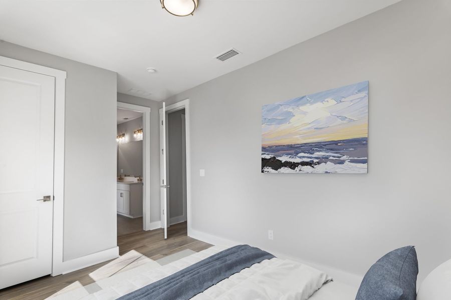 Representative furnished interior of a home built from the Marino by Brock Built in Nautilus Pointe, Inlet Beach (Image 9).